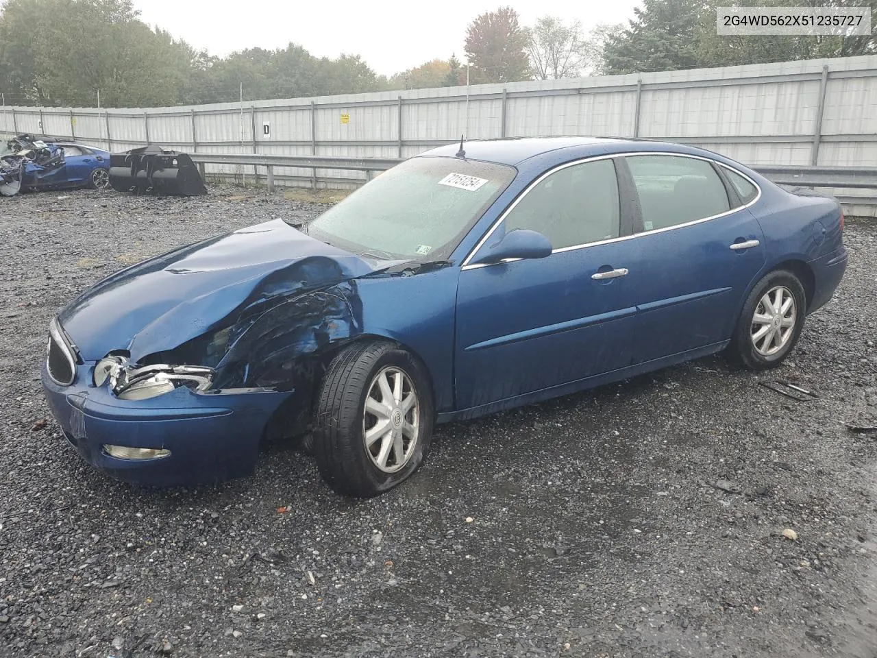 2005 Buick Lacrosse Cxl VIN: 2G4WD562X51235727 Lot: 72151254