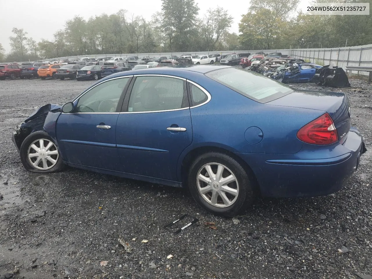 2005 Buick Lacrosse Cxl VIN: 2G4WD562X51235727 Lot: 72151254