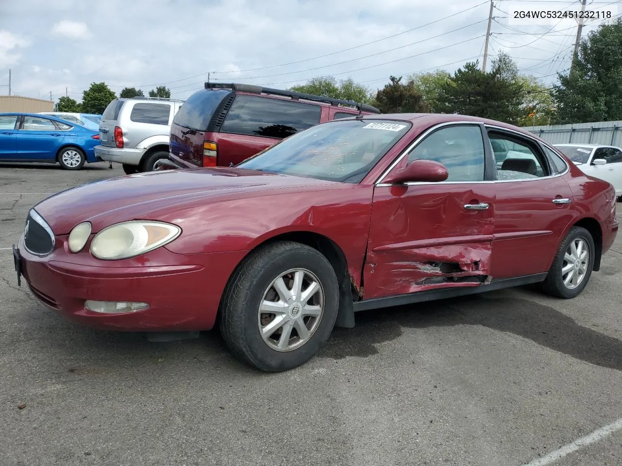 2005 Buick Lacrosse Cx VIN: 2G4WC532451232118 Lot: 72711124