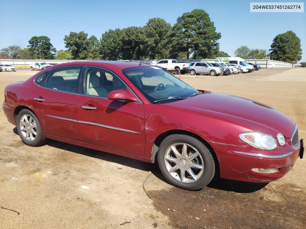 2G4WE537451262774 2005 Buick Lacrosse Cxs