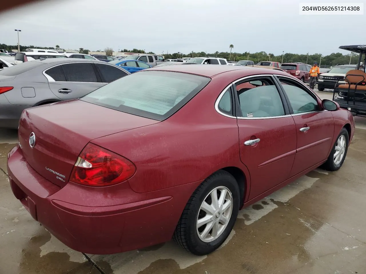 2005 Buick Lacrosse Cxl VIN: 2G4WD562651214308 Lot: 74478484