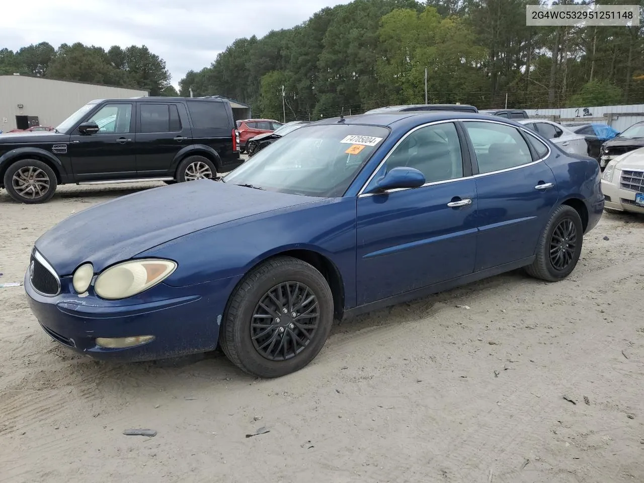 2005 Buick Lacrosse Cx VIN: 2G4WC532951251148 Lot: 74705004