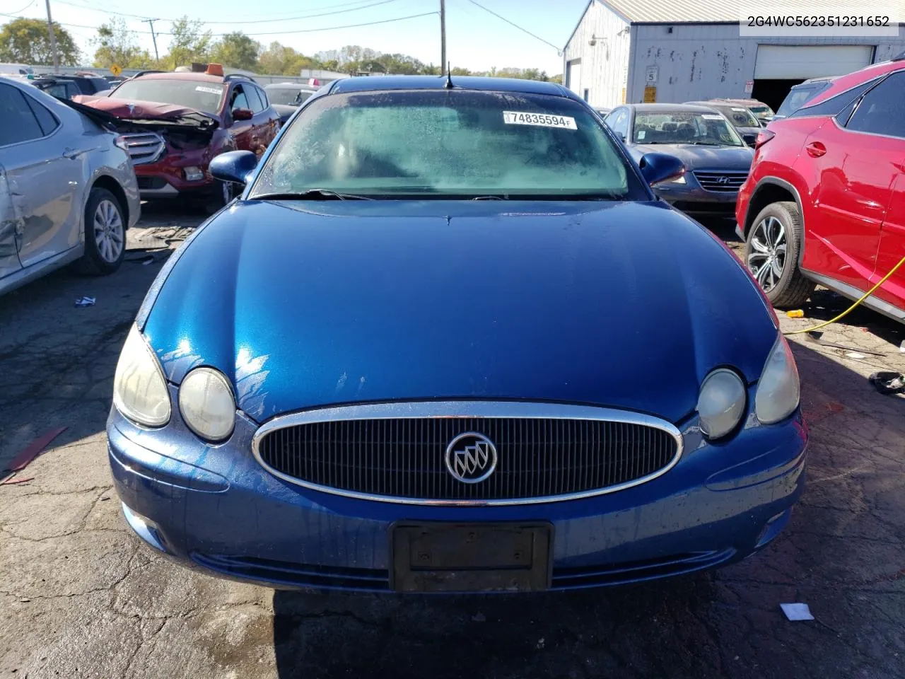 2005 Buick Lacrosse Cx VIN: 2G4WC562351231652 Lot: 74835594