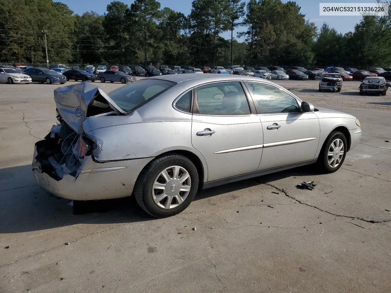 2005 Buick Lacrosse Cx VIN: 2G4WC532151336226 Lot: 75390494