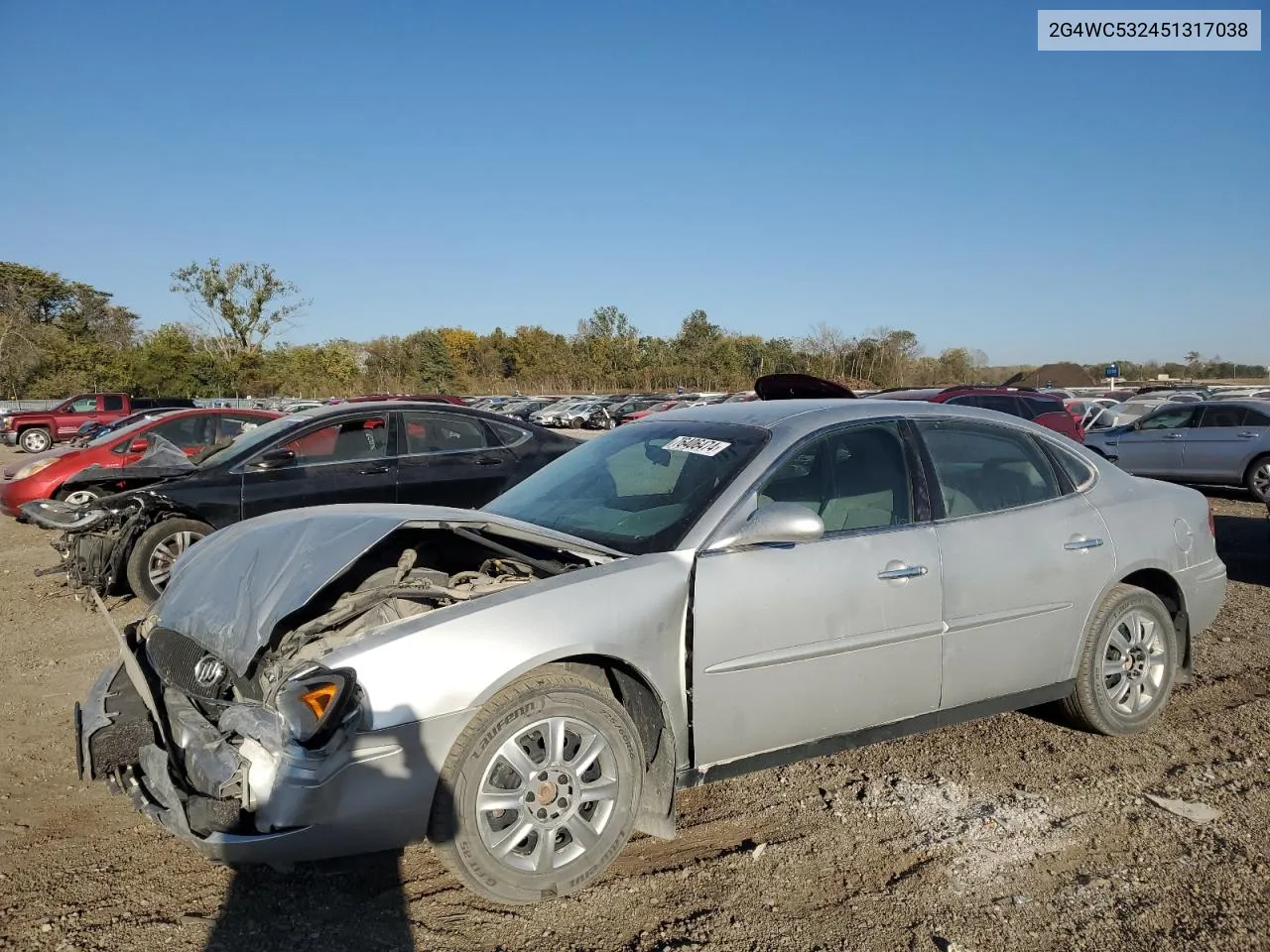 2005 Buick Lacrosse Cx VIN: 2G4WC532451317038 Lot: 76406474