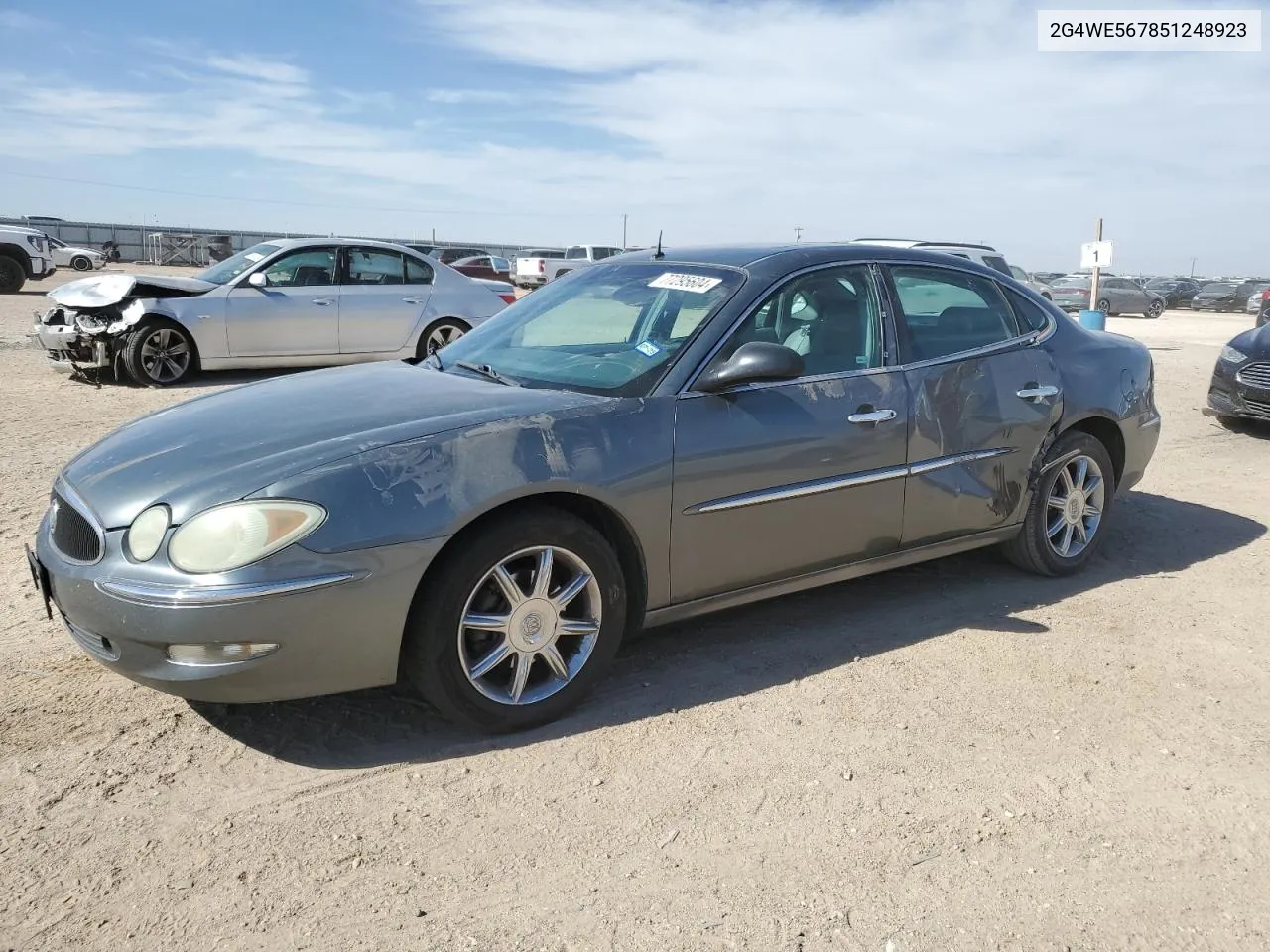 2005 Buick Lacrosse Cxs VIN: 2G4WE567851248923 Lot: 77295604