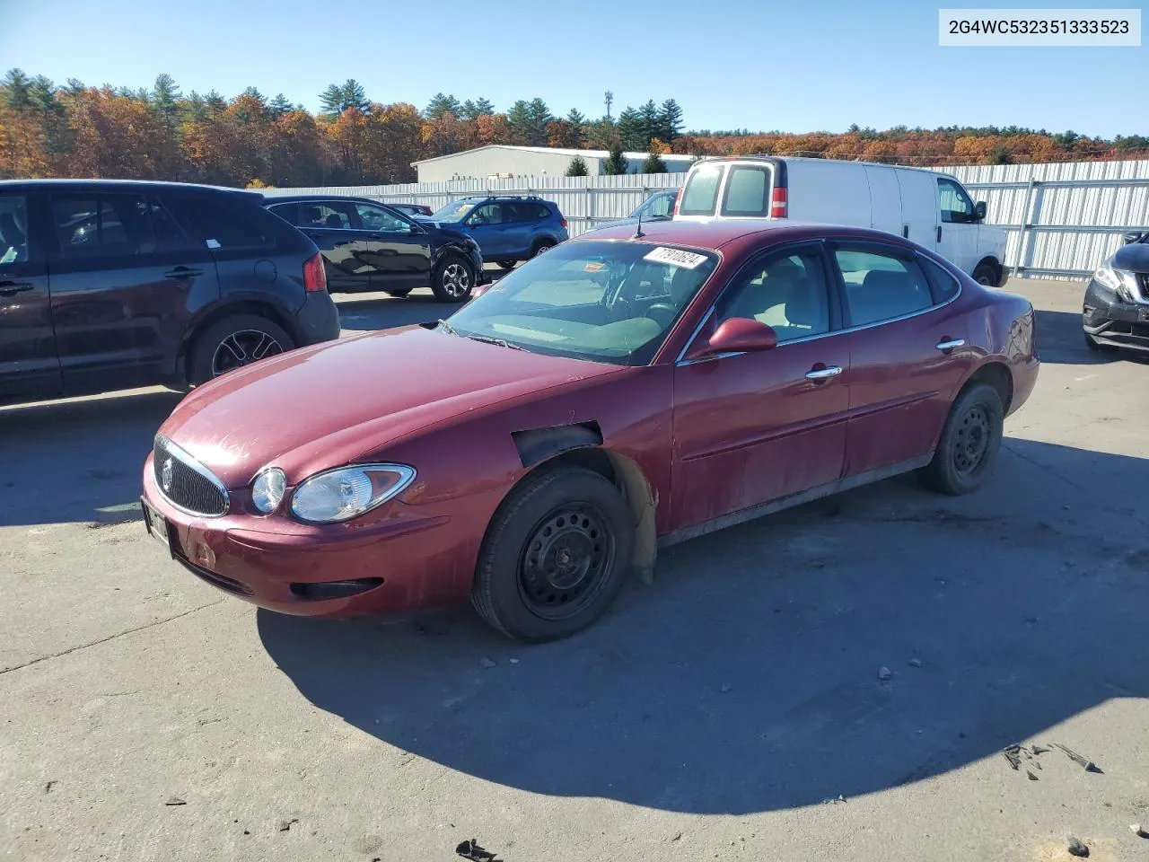 2005 Buick Lacrosse Cx VIN: 2G4WC532351333523 Lot: 77910624