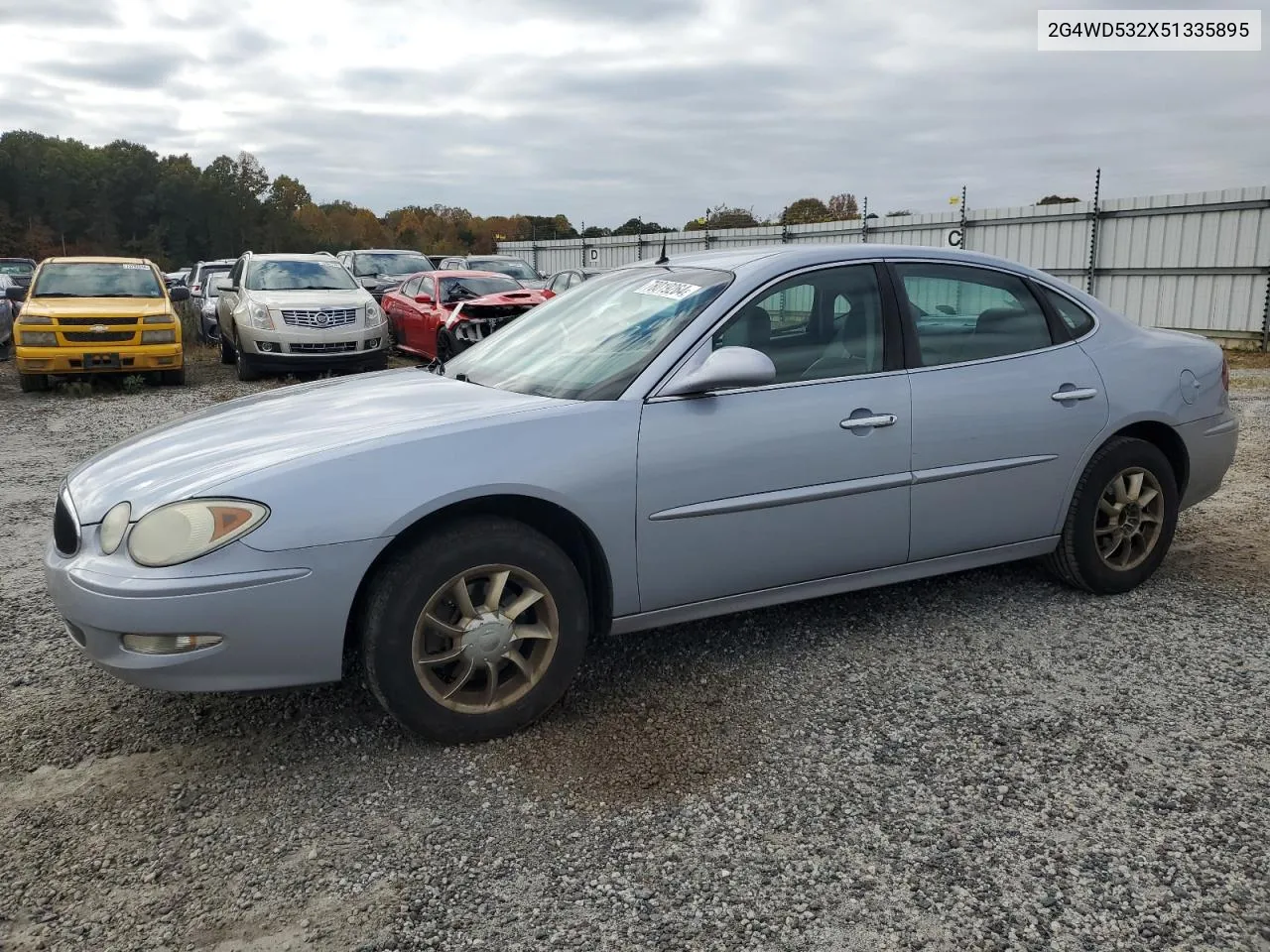 2005 Buick Lacrosse Cxl VIN: 2G4WD532X51335895 Lot: 78019264