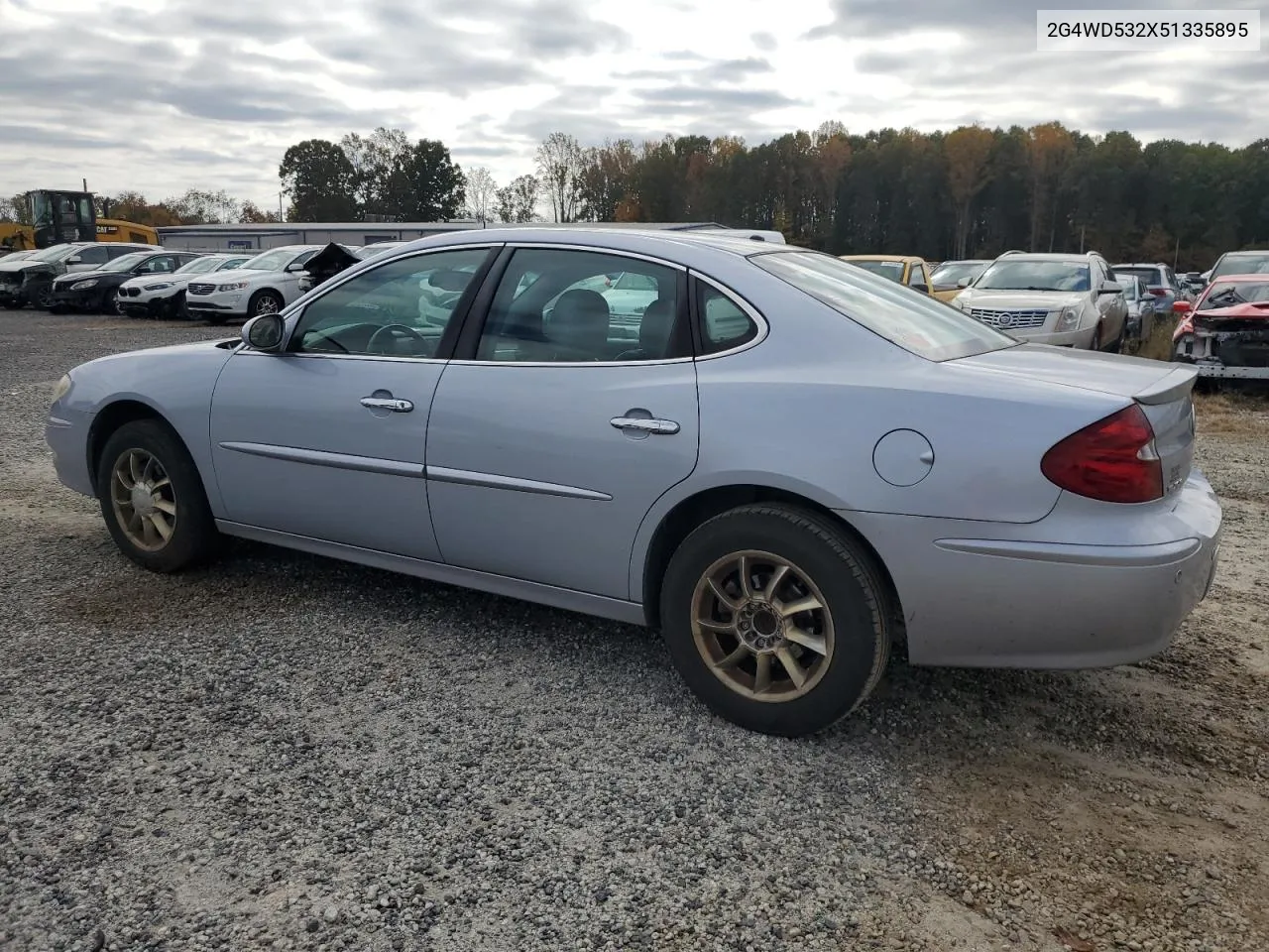 2005 Buick Lacrosse Cxl VIN: 2G4WD532X51335895 Lot: 78019264