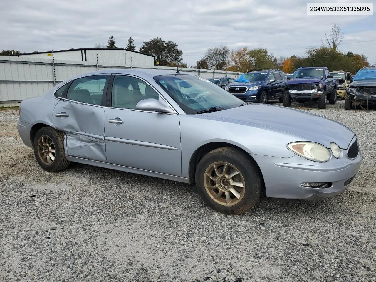 2005 Buick Lacrosse Cxl VIN: 2G4WD532X51335895 Lot: 78019264