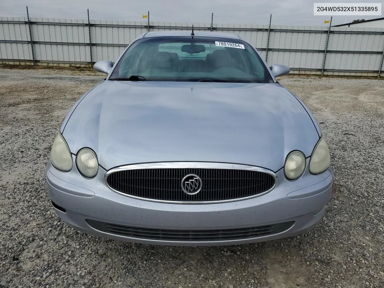 2005 Buick Lacrosse Cxl VIN: 2G4WD532X51335895 Lot: 78019264