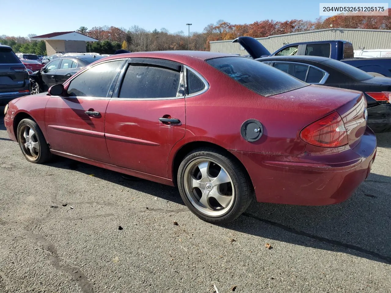 2005 Buick Lacrosse Cxl VIN: 2G4WD532651205175 Lot: 78175224