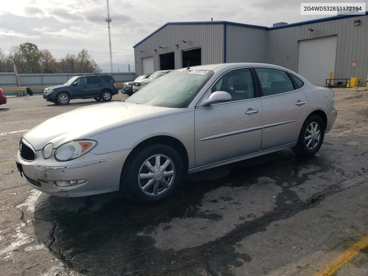 2005 Buick Lacrosse Cxl VIN: 2G4WD532851172194 Lot: 79660774