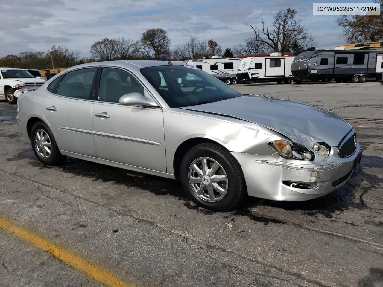 2005 Buick Lacrosse Cxl VIN: 2G4WD532851172194 Lot: 79660774