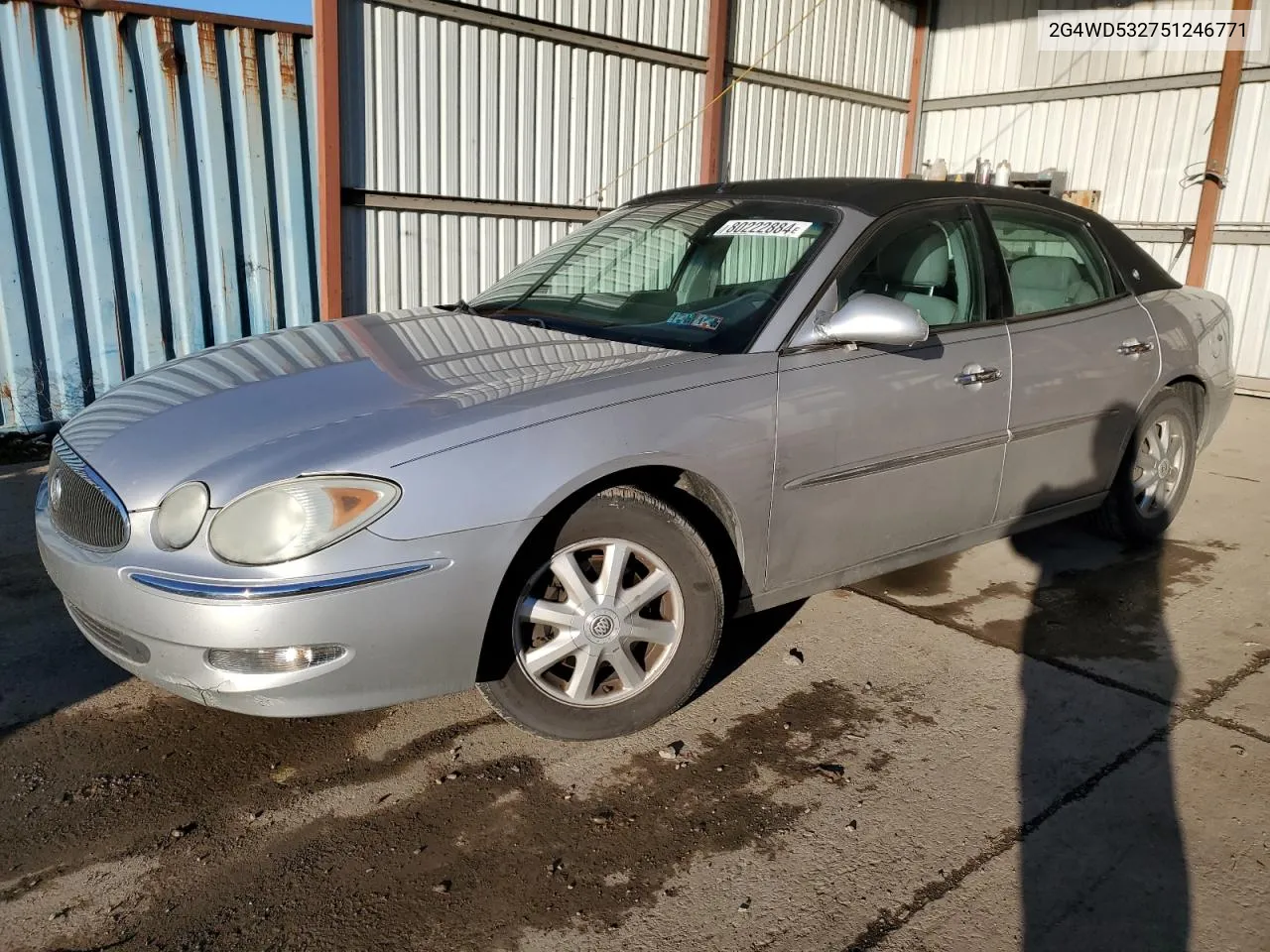 2005 Buick Lacrosse Cxl VIN: 2G4WD532751246771 Lot: 80222884