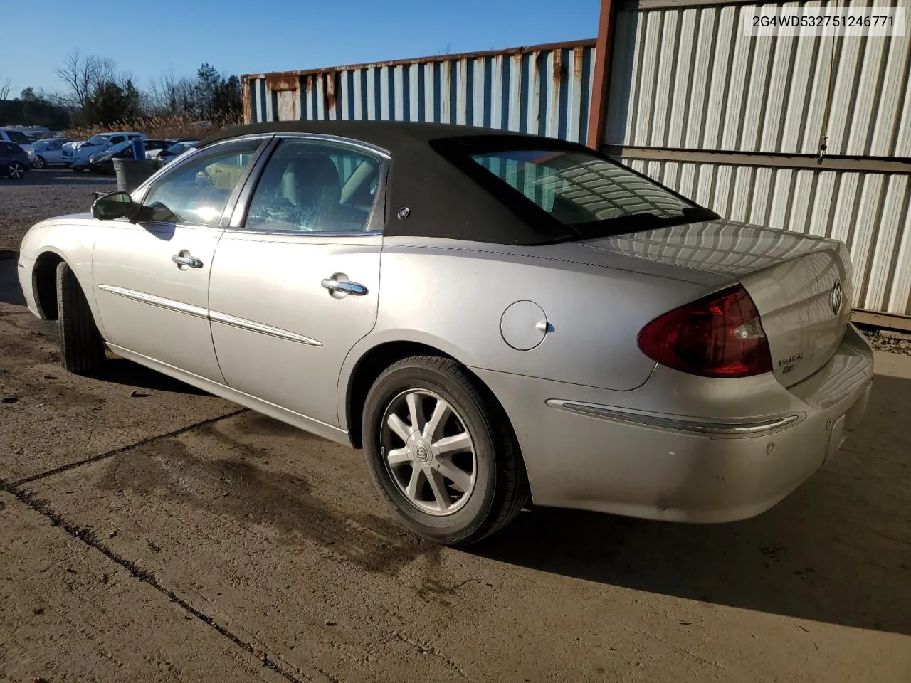 2005 Buick Lacrosse Cxl VIN: 2G4WD532751246771 Lot: 80222884