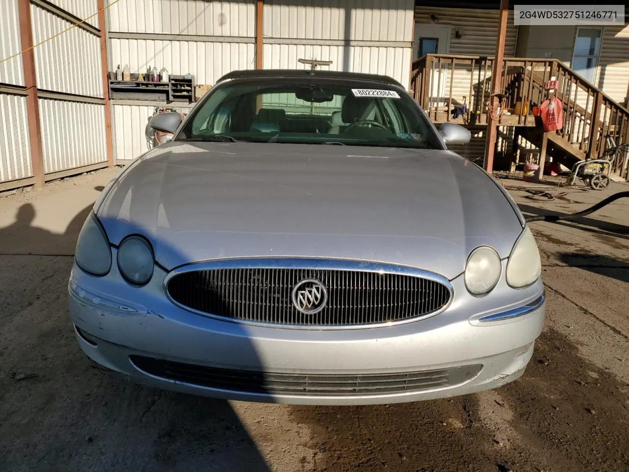 2005 Buick Lacrosse Cxl VIN: 2G4WD532751246771 Lot: 80222884