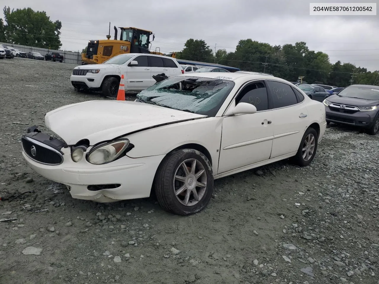 2006 Buick Lacrosse Cxs VIN: 2G4WE587061200542 Lot: 66376154