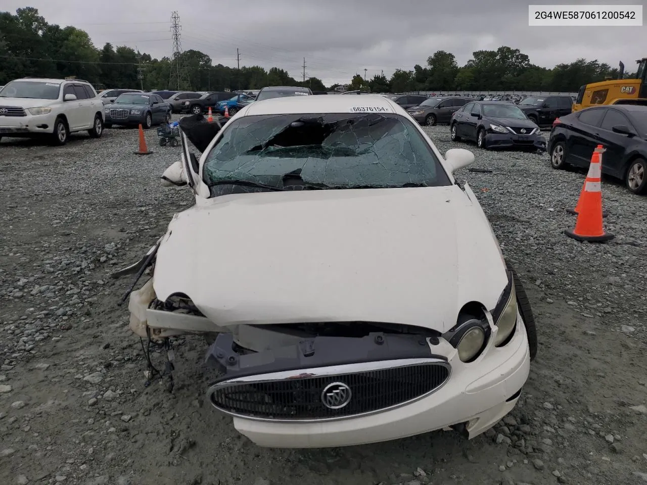 2006 Buick Lacrosse Cxs VIN: 2G4WE587061200542 Lot: 66376154