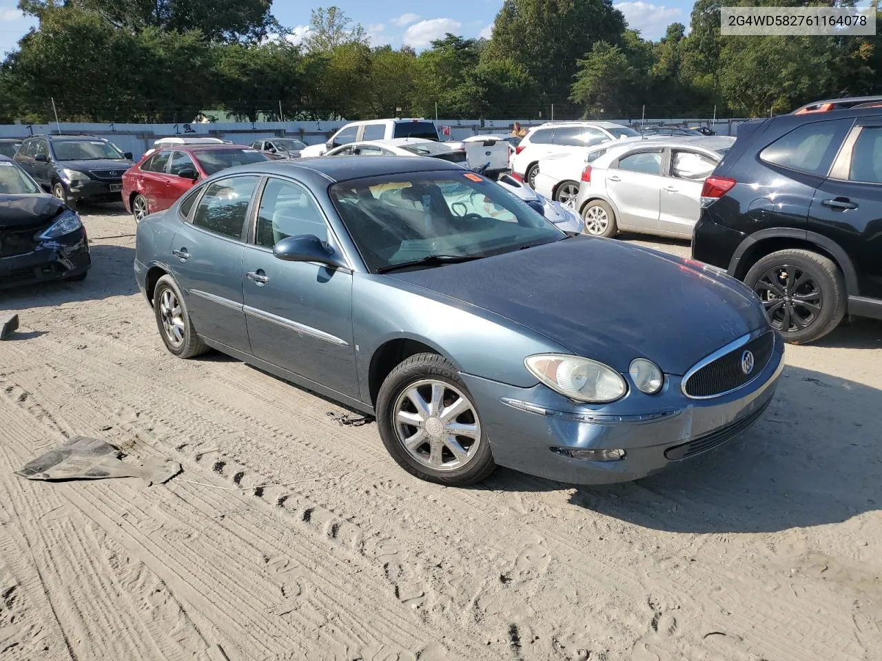 2006 Buick Lacrosse Cxl VIN: 2G4WD582761164078 Lot: 71282434