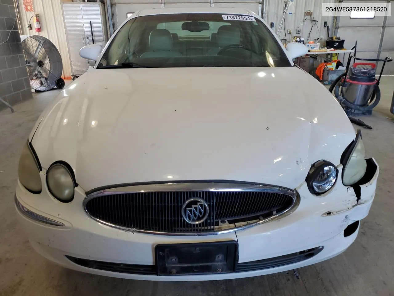 2006 Buick Lacrosse Cxs VIN: 2G4WE587361218520 Lot: 71822854