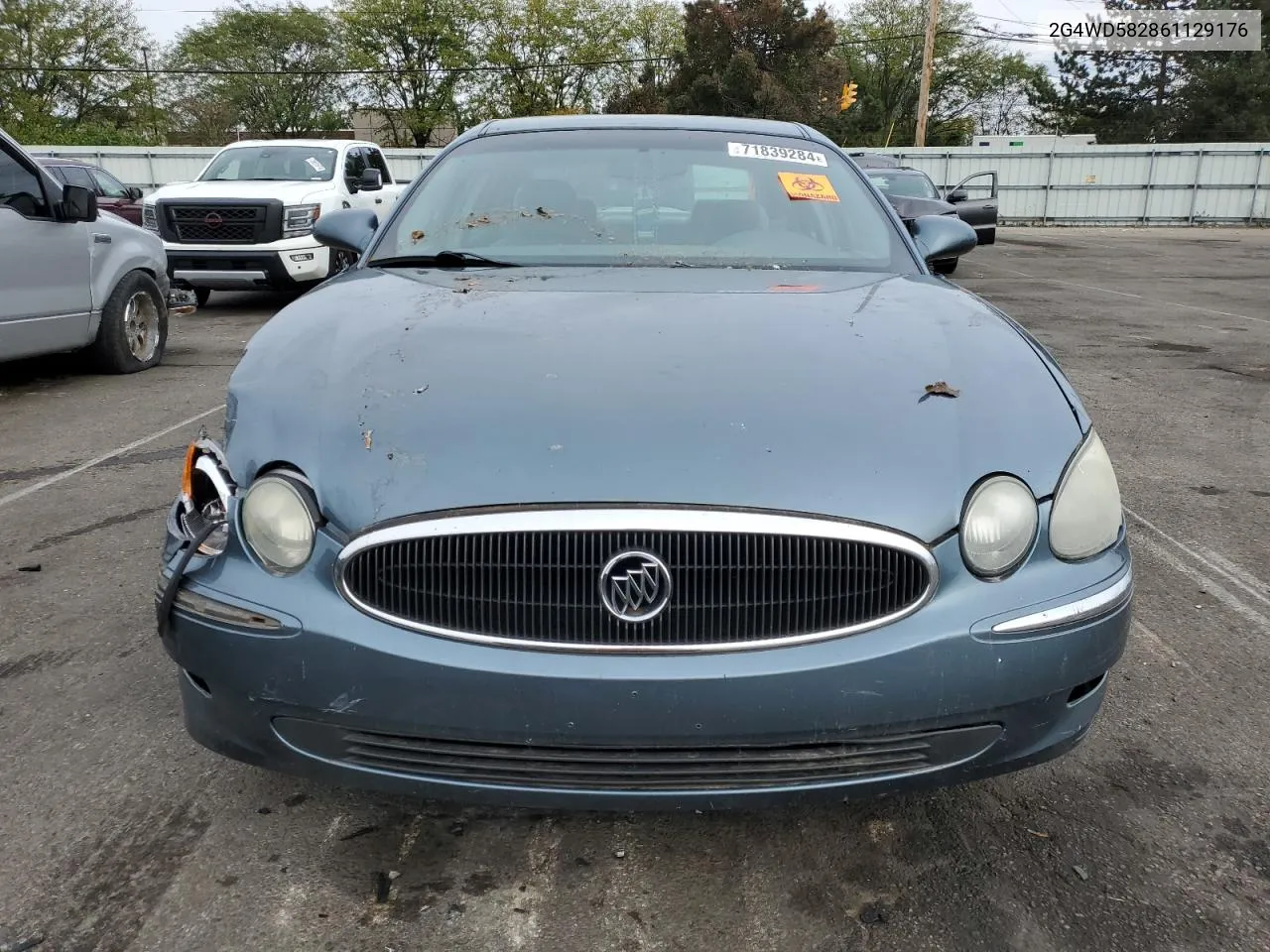 2006 Buick Lacrosse Cxl VIN: 2G4WD582861129176 Lot: 71839284