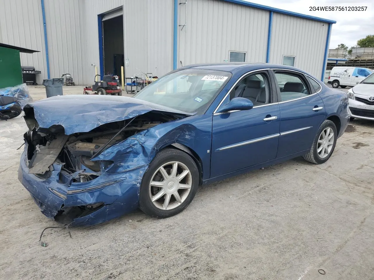 2006 Buick Lacrosse Cxs VIN: 2G4WE587561203257 Lot: 72137004