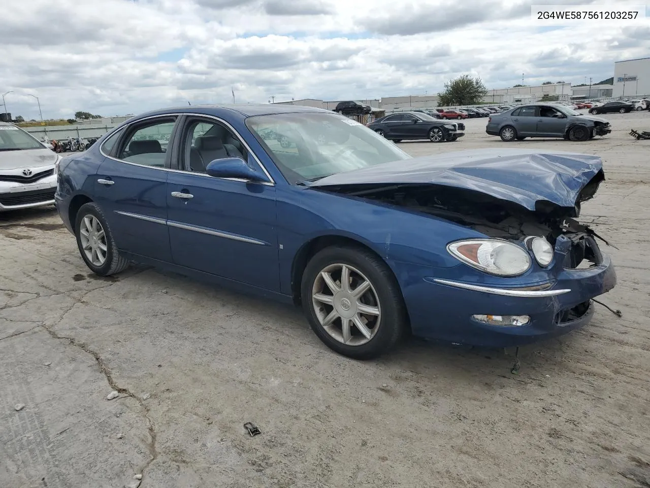 2006 Buick Lacrosse Cxs VIN: 2G4WE587561203257 Lot: 72137004