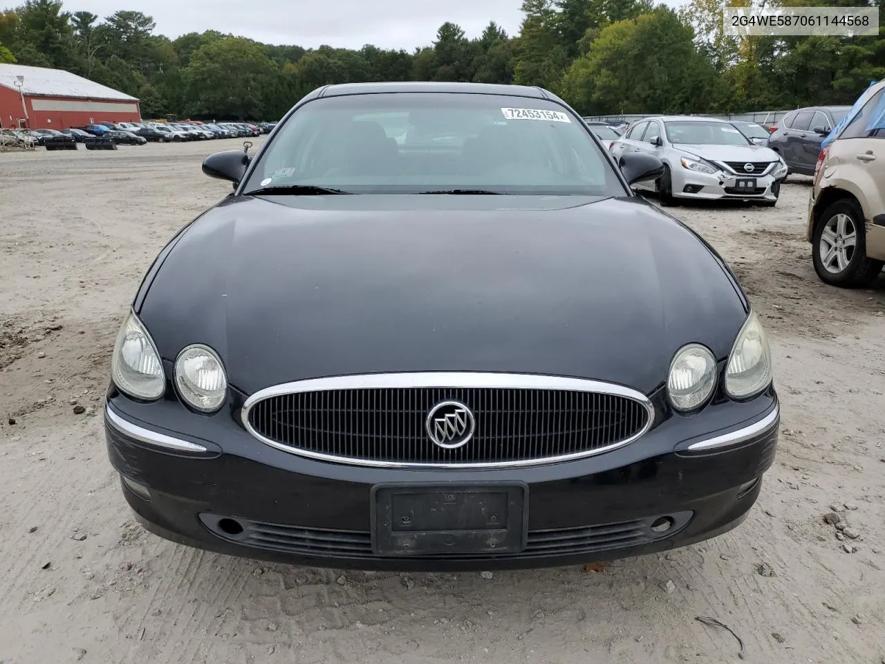 2006 Buick Lacrosse Cxs VIN: 2G4WE587061144568 Lot: 72453154