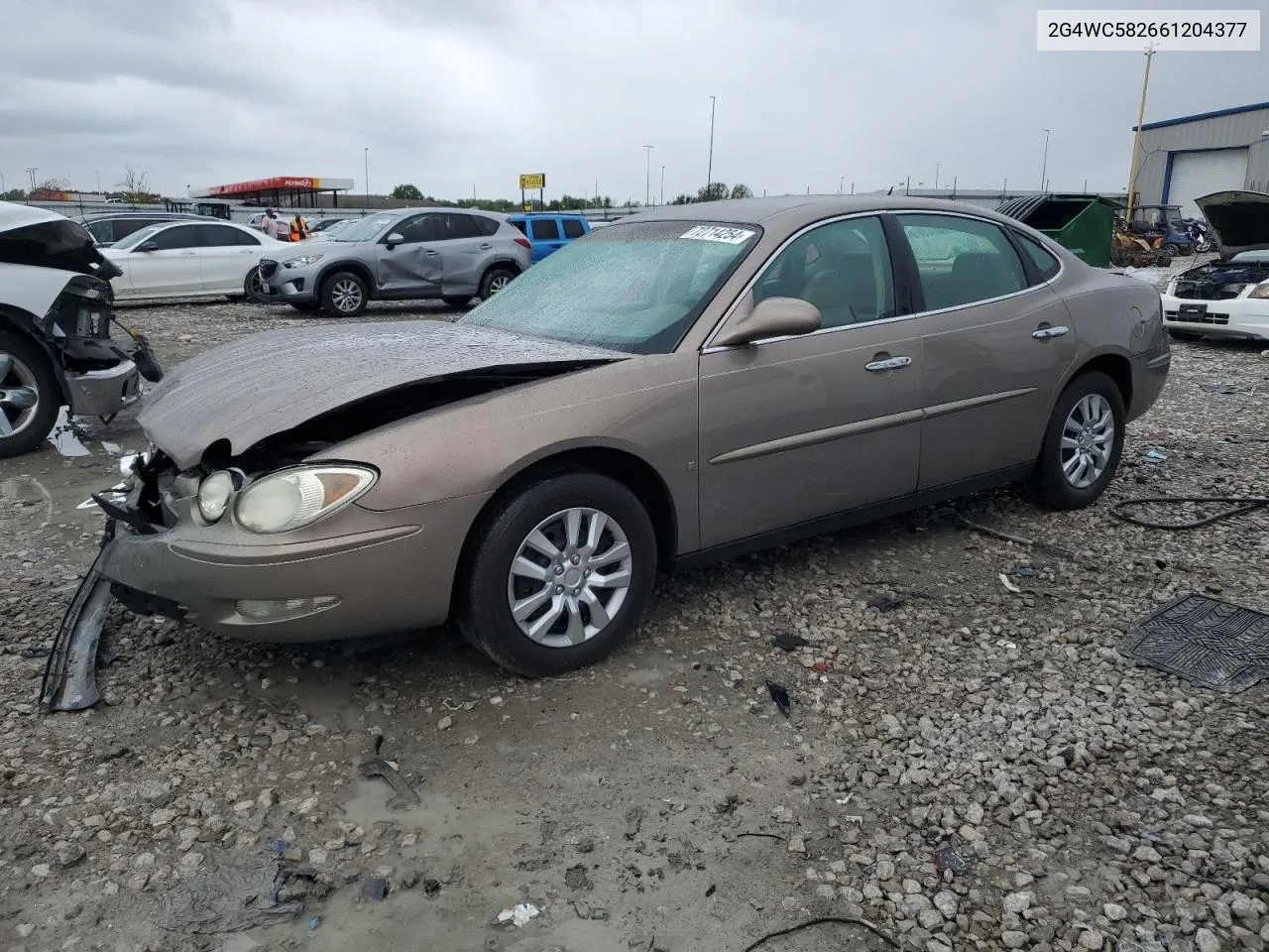 2G4WC582661204377 2006 Buick Lacrosse Cx