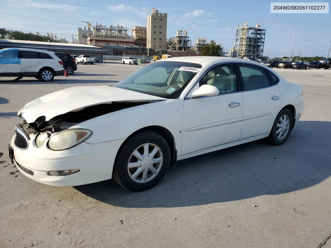 2006 Buick Lacrosse Cxl VIN: 2G4WD582061102277 Lot: 73059664