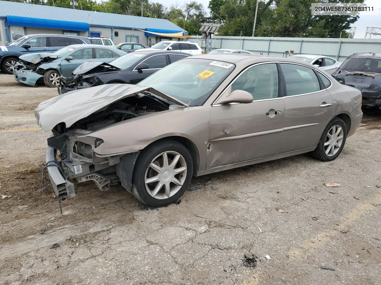 2006 Buick Lacrosse Cxs VIN: 2G4WE587361283111 Lot: 73117654