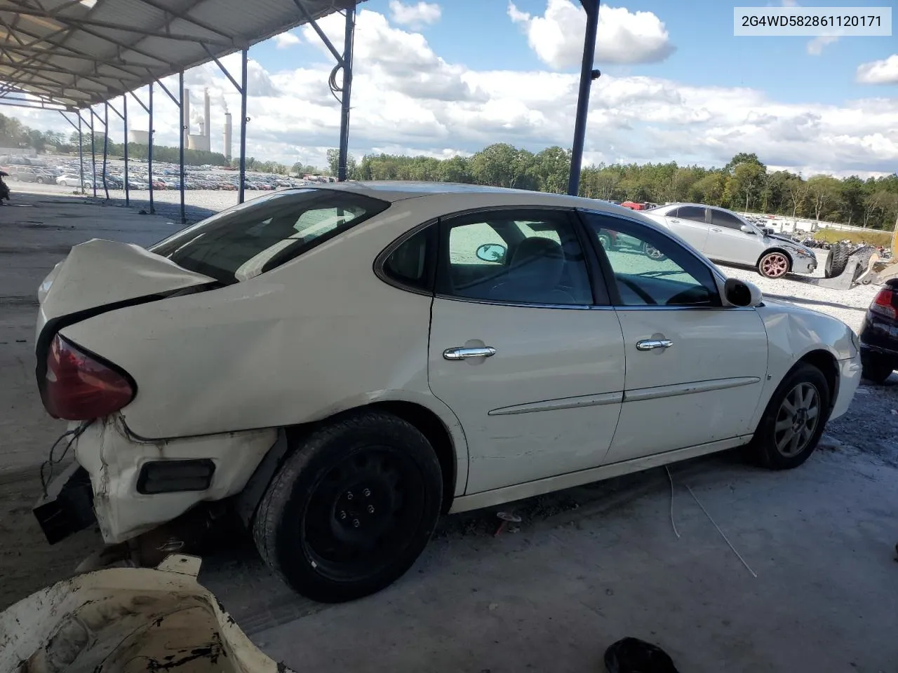 2006 Buick Lacrosse Cxl VIN: 2G4WD582861120171 Lot: 73382374