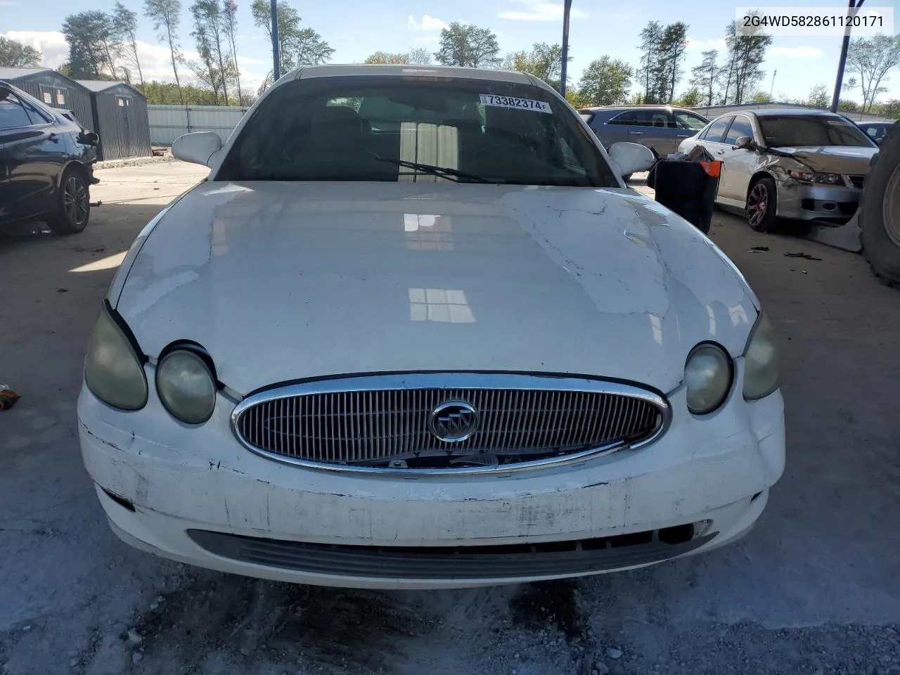 2006 Buick Lacrosse Cxl VIN: 2G4WD582861120171 Lot: 73382374