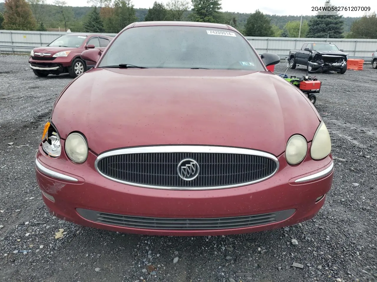 2006 Buick Lacrosse Cxl VIN: 2G4WD582761207009 Lot: 74209914