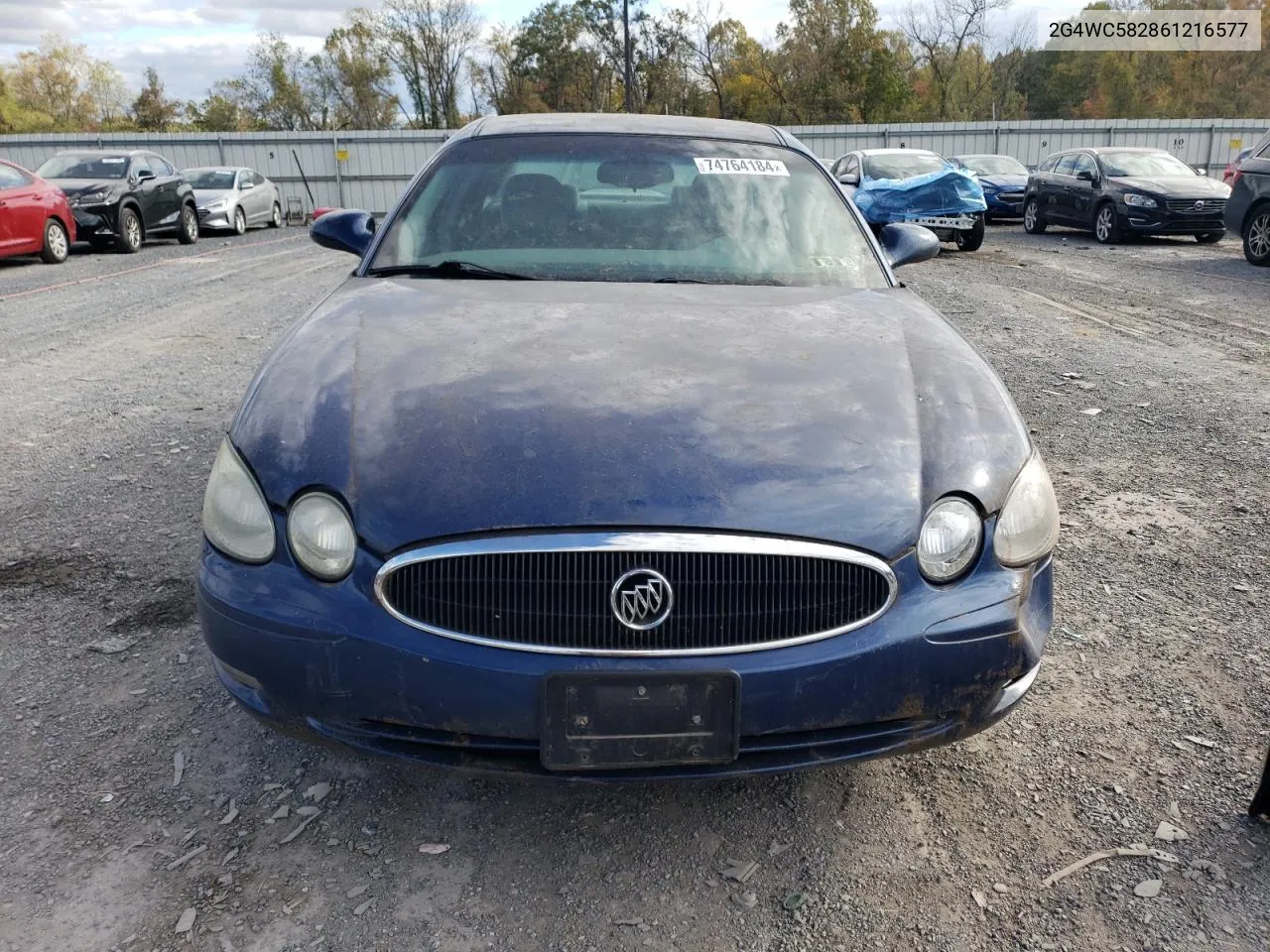 2006 Buick Lacrosse Cx VIN: 2G4WC582861216577 Lot: 74764184