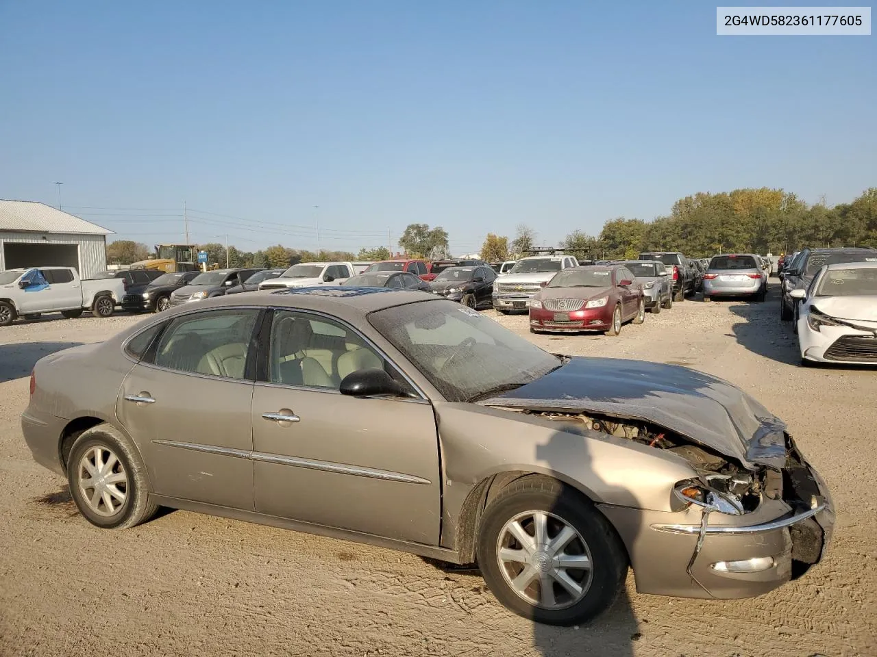 2006 Buick Lacrosse Cxl VIN: 2G4WD582361177605 Lot: 74951804