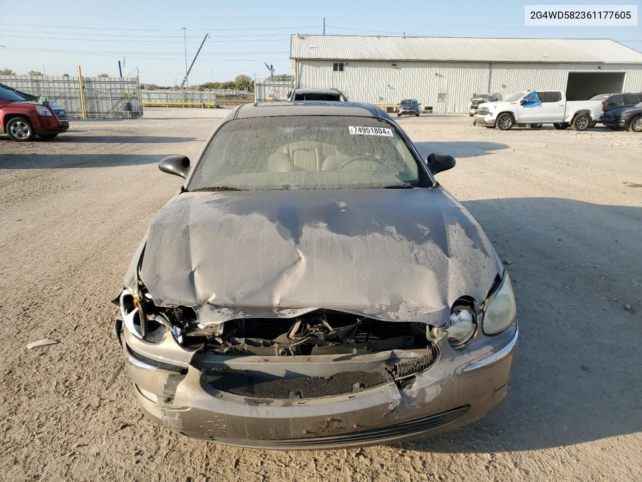 2006 Buick Lacrosse Cxl VIN: 2G4WD582361177605 Lot: 74951804