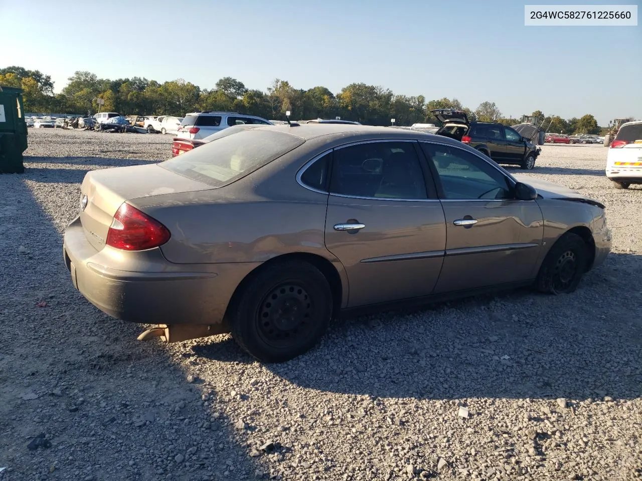 2006 Buick Lacrosse Cx VIN: 2G4WC582761225660 Lot: 75268334