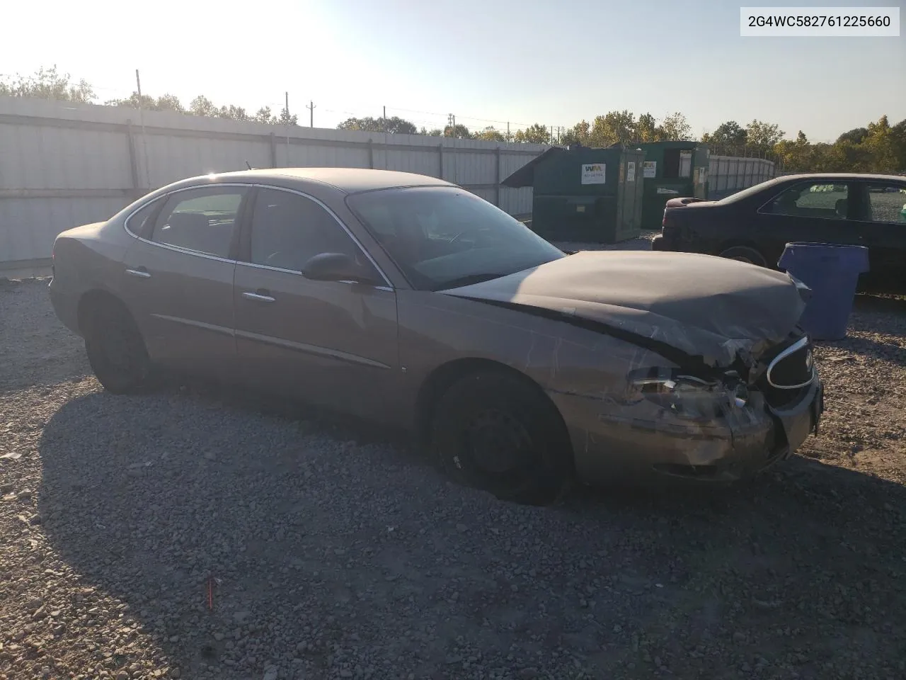 2006 Buick Lacrosse Cx VIN: 2G4WC582761225660 Lot: 75268334