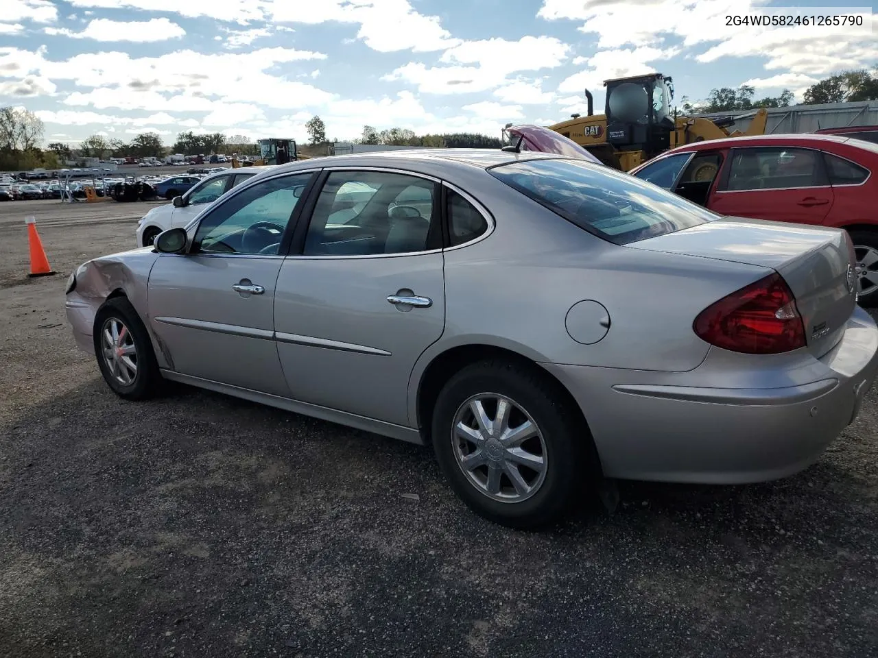 2006 Buick Lacrosse Cxl VIN: 2G4WD582461265790 Lot: 76072414