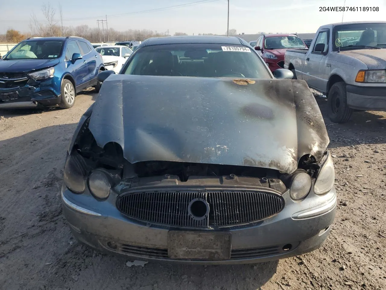 2006 Buick Lacrosse Cxs VIN: 2G4WE587461189108 Lot: 78105794