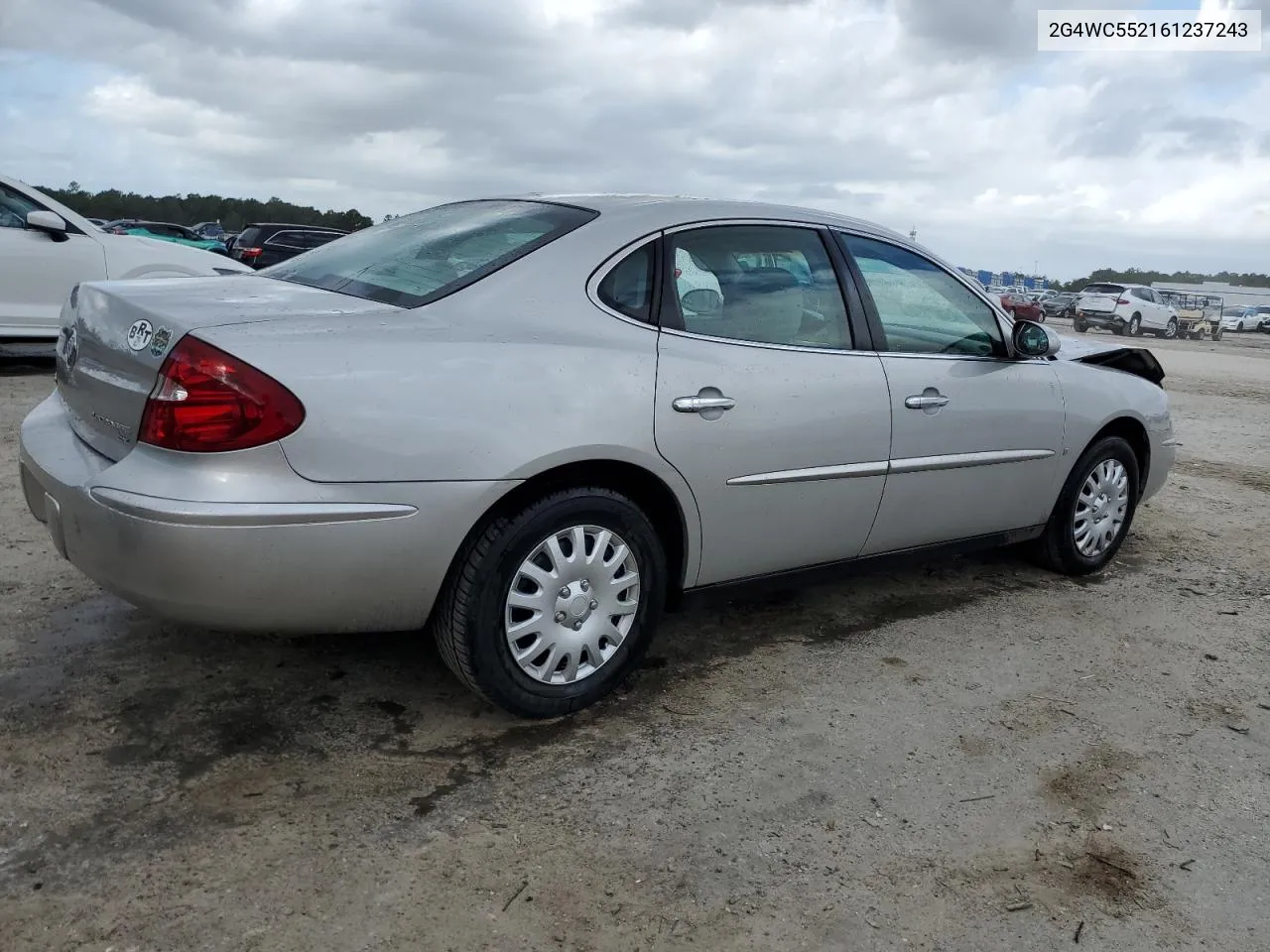 2006 Buick Lacrosse Cx VIN: 2G4WC552161237243 Lot: 80325384