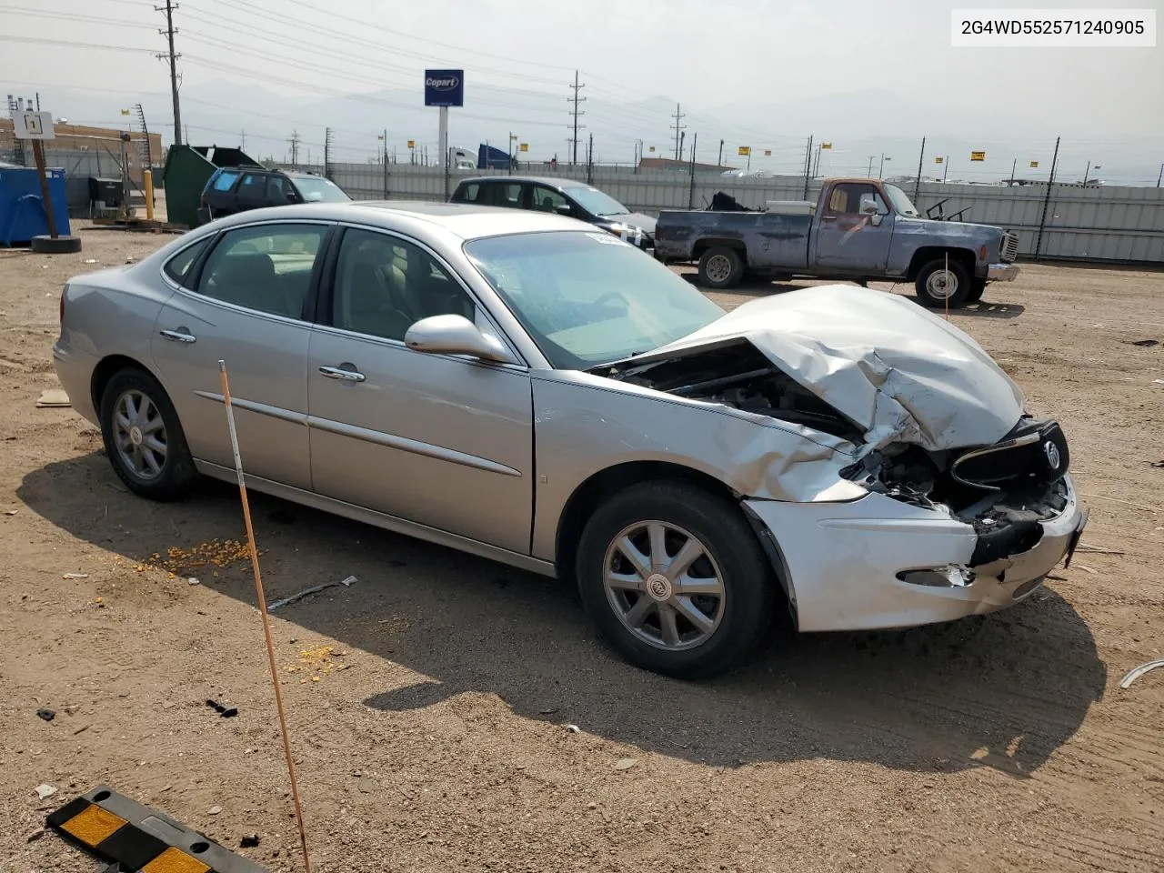 2007 Buick Lacrosse Cxl VIN: 2G4WD552571240905 Lot: 64684344