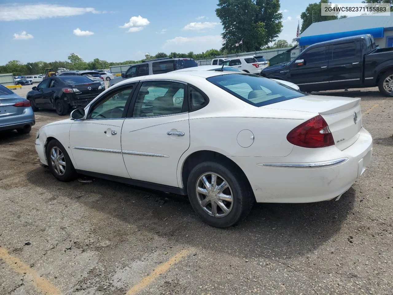 2007 Buick Lacrosse Cx VIN: 2G4WC582371155883 Lot: 67301334