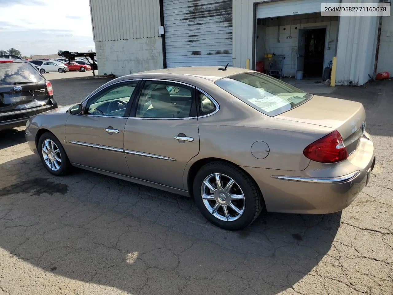 2007 Buick Lacrosse Cxl VIN: 2G4WD582771160078 Lot: 71594874