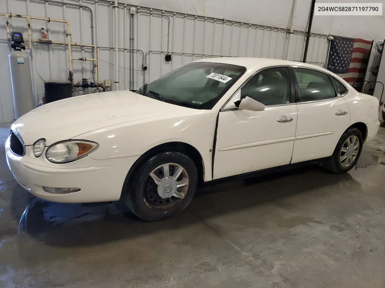 2007 Buick Lacrosse Cx VIN: 2G4WC582871197790 Lot: 73011644