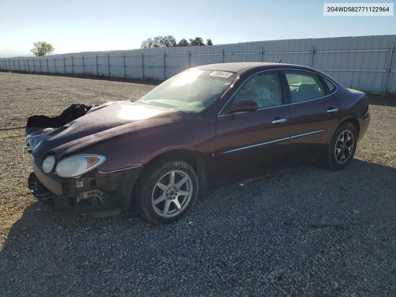 2007 Buick Lacrosse Cxl VIN: 2G4WD582771122964 Lot: 73384414