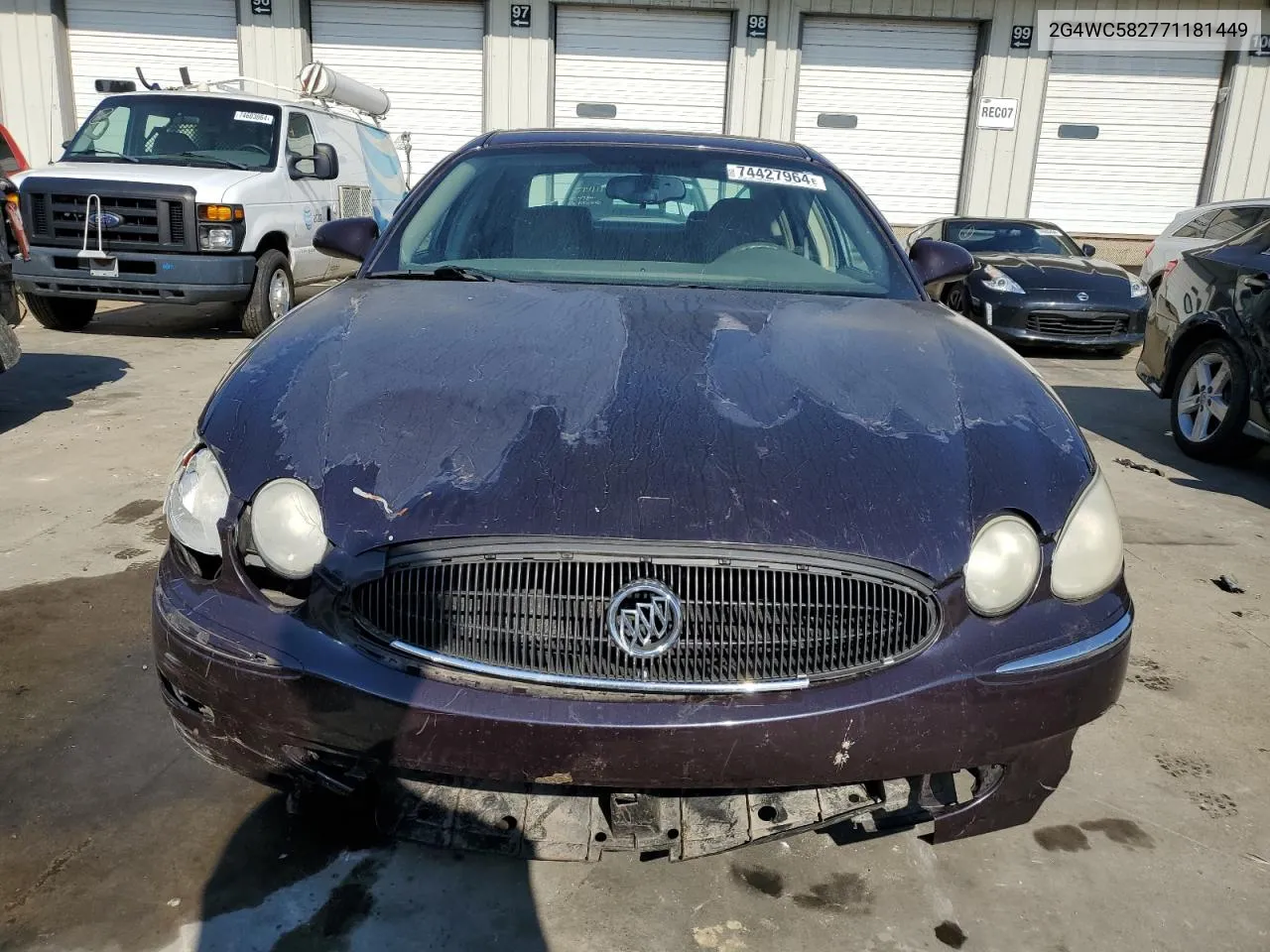 2007 Buick Lacrosse Cx VIN: 2G4WC582771181449 Lot: 74427964