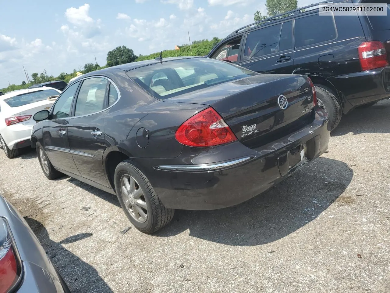 2008 Buick Lacrosse Cx VIN: 2G4WC582981162600 Lot: 61513974